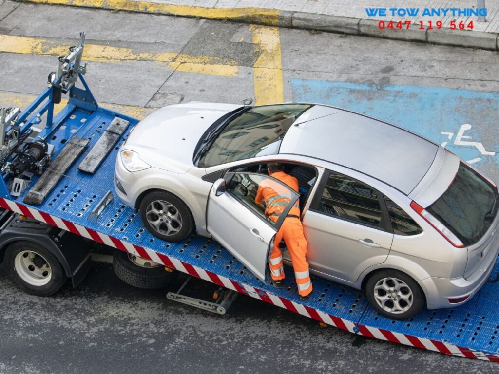 Emergency towing service on M31 Hume Freeway between Seymour and Benalla Victoria