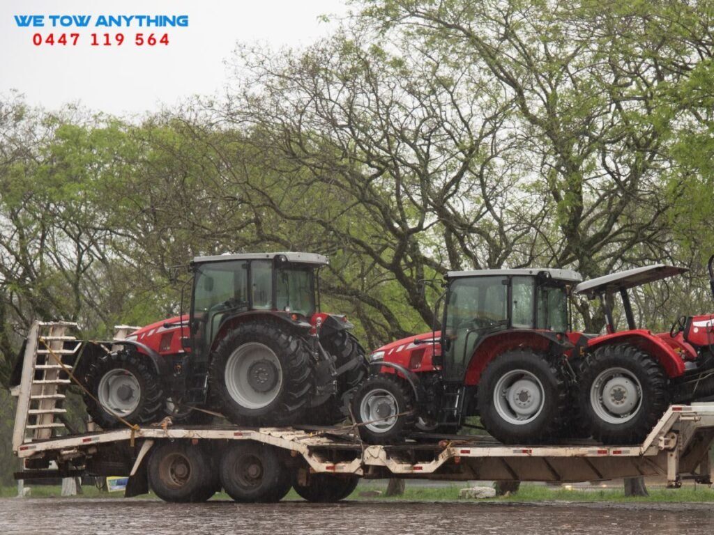Farm machinery transport and horse float towing service in Euroa and Strathbogie Shire North-East Victoria