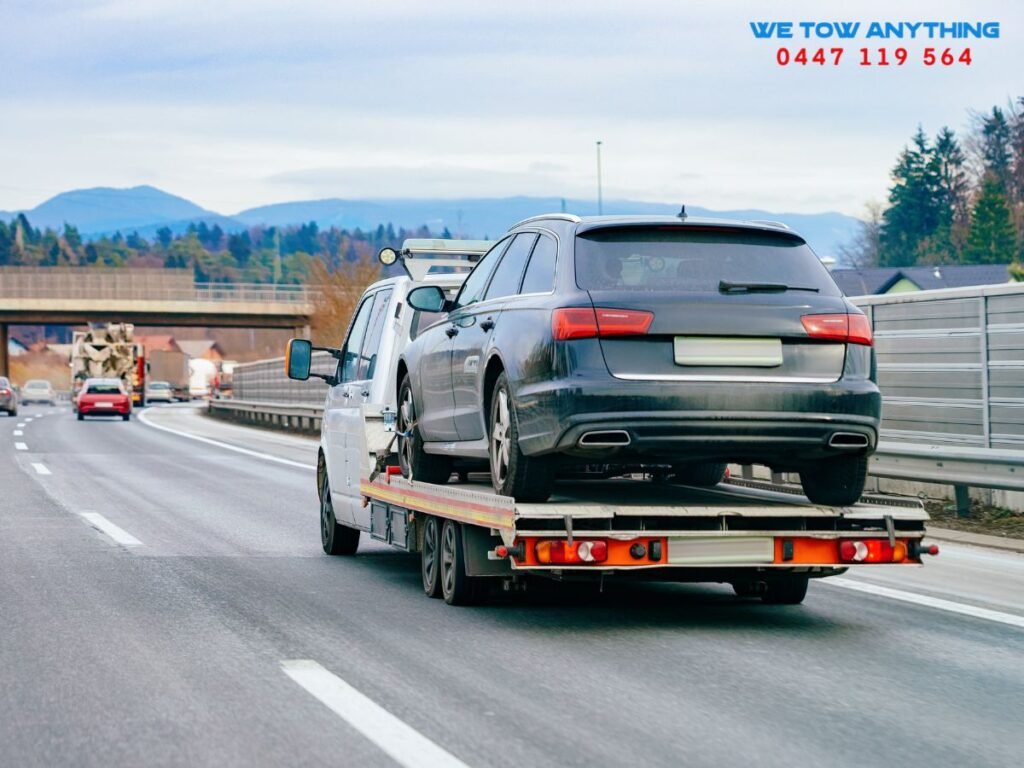 We Tow Anything tow truck on Binney Street Euroa VIC 3666 providing local towing service in Strathbogie Shire